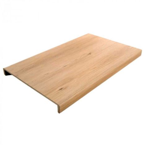 Overzettrede met neus (2 stuks) - PVC toplaag - Eik natuur