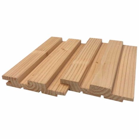 Rhombusprofiel Douglas - 2,5 x 14 cm - 5.00 meter