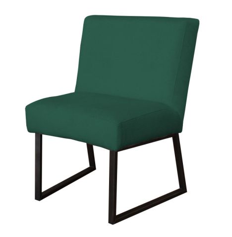 Eetkamerstoel - Rotterdam - geschikt voor ronde tafel - stof Element bosgroen 20