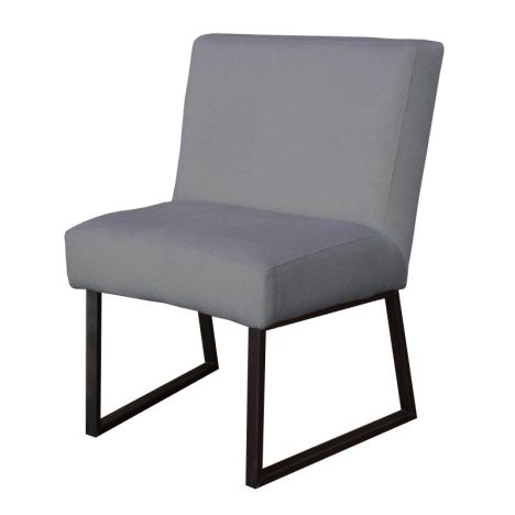 Eetkamerstoel - Rotterdam - geschikt voor ronde tafel - stof Element grijsbruin 05