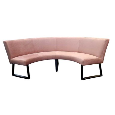 Eetkamerbank - Rotterdam - stof Element lichtroze 18 - geschikt voor tafel 130 cm