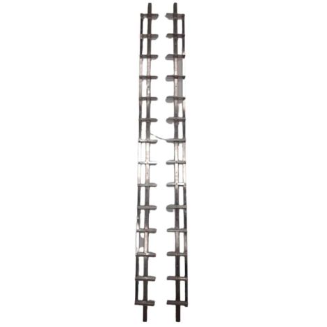Shutter systeem - RVS - 166 cm