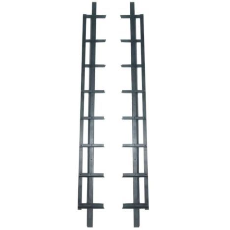 Shutter systeem - zwart gepoedercoat - 96 cm