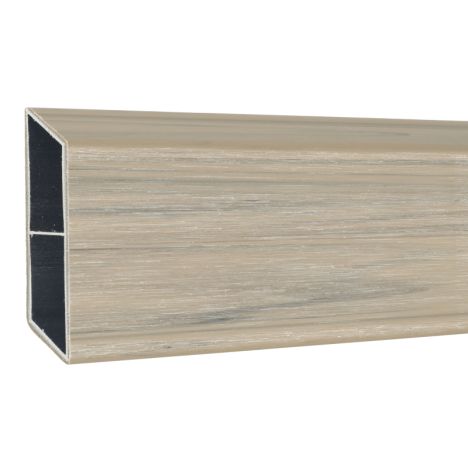 Rhombus zelfbouwset - lamel aluminium composiet co-ex grijs - 180 x 6,2 cm (12 stuks)