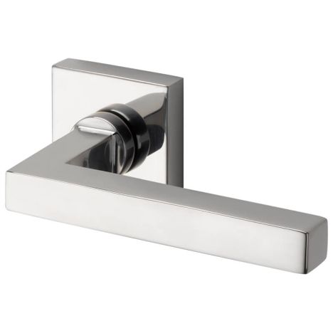Deurbeslag - Square Silver tbv loopslot