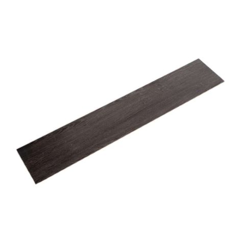 Stootbord - PVC toplaag - Eik zwart - 140 x 19 cm