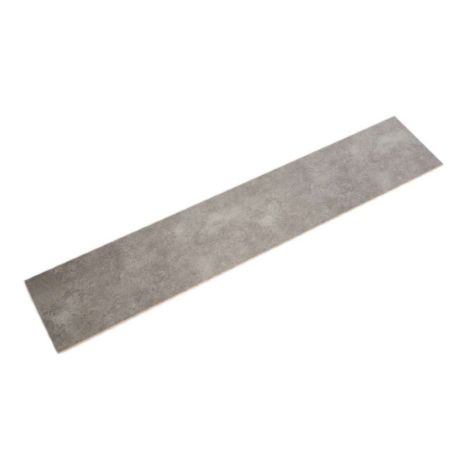 Stootbord - PVC toplaag - Beton licht - 140 x 19 cm