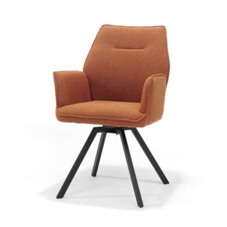 Eetkamerstoel - Tina - stof Teddy terra