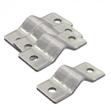 Beslagset draadpaneelklemmen tbv draadmat verzinkt (4 stuks)