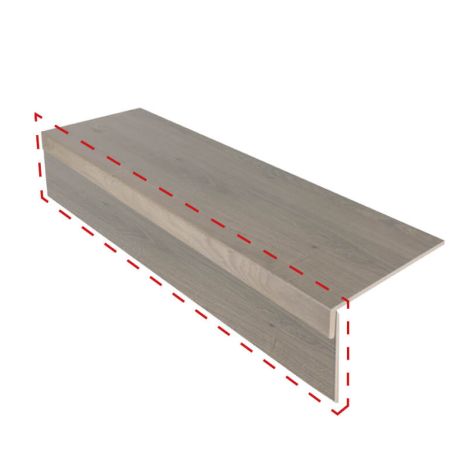 Stootbord (3 stuks) - Laminaat - Louisiana Oak - 130 x 20 cm