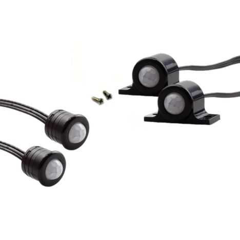 Trapverlichting sensor set zwart (set à 2 stuks)
