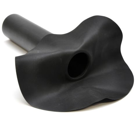 Onderuitloop rond 7,5 cm met EPDM flap