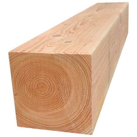 Paal Douglas 15,0 x 15,0 cm fijnbezaagd
