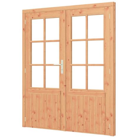 Dubbele deur met kozijn - 780 x 1930 mm