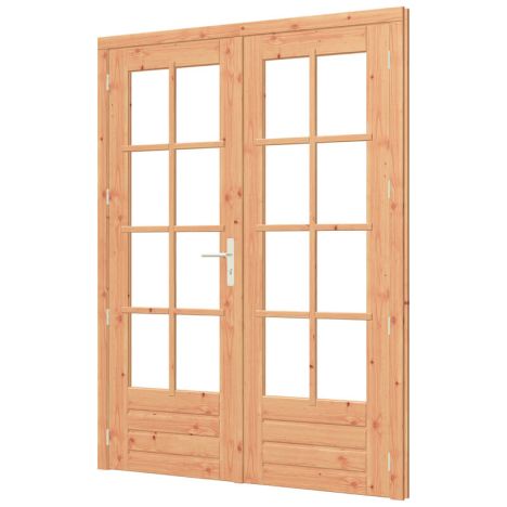 Dubbele deur met kozijn - 750 x 2060 mm