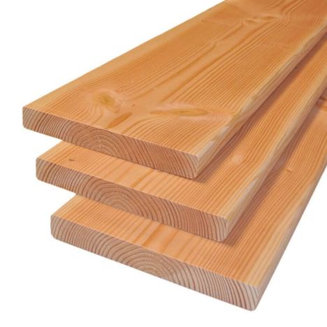 Vlonderplank Douglas 2,5 x 19,5 cm gedroogd vlak/vlak