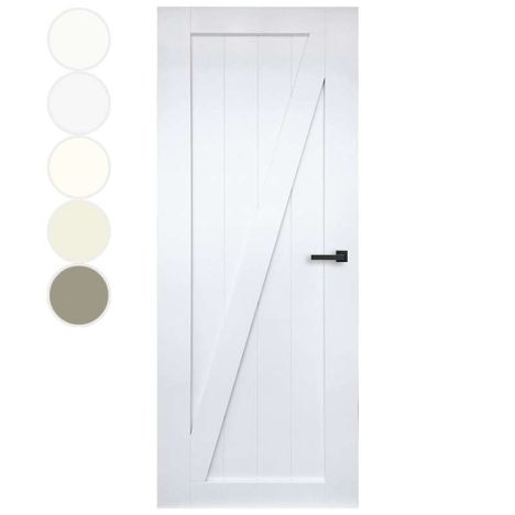 Binnendeur - Cabana Blanco - Uno rechts - Hoogwaardig voorgelakt wit