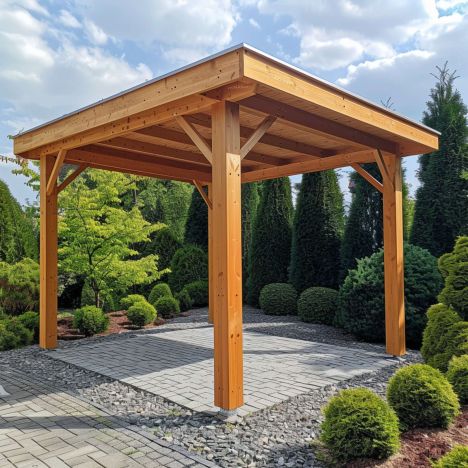 Houten overkapping - Douglas - 300 x 400 cm