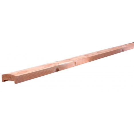 Afdeklat Douglas 4,2 x 8,5 cm (180 cm) sponning 6,1 x 1 cm onbehandeld geschaafd