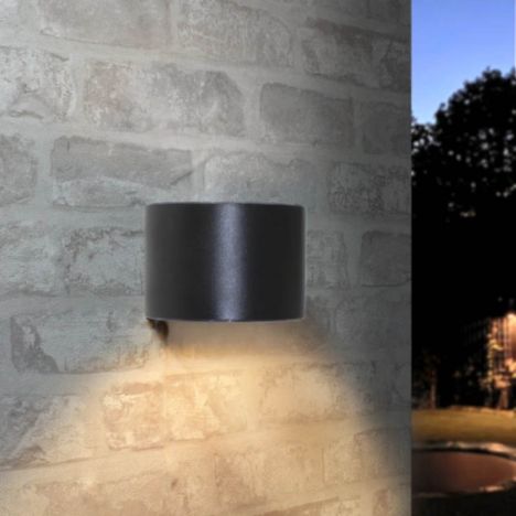 Wandlamp Solar - Sven rond - Warm wit