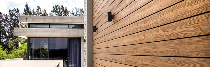 Houten gevelbekleding