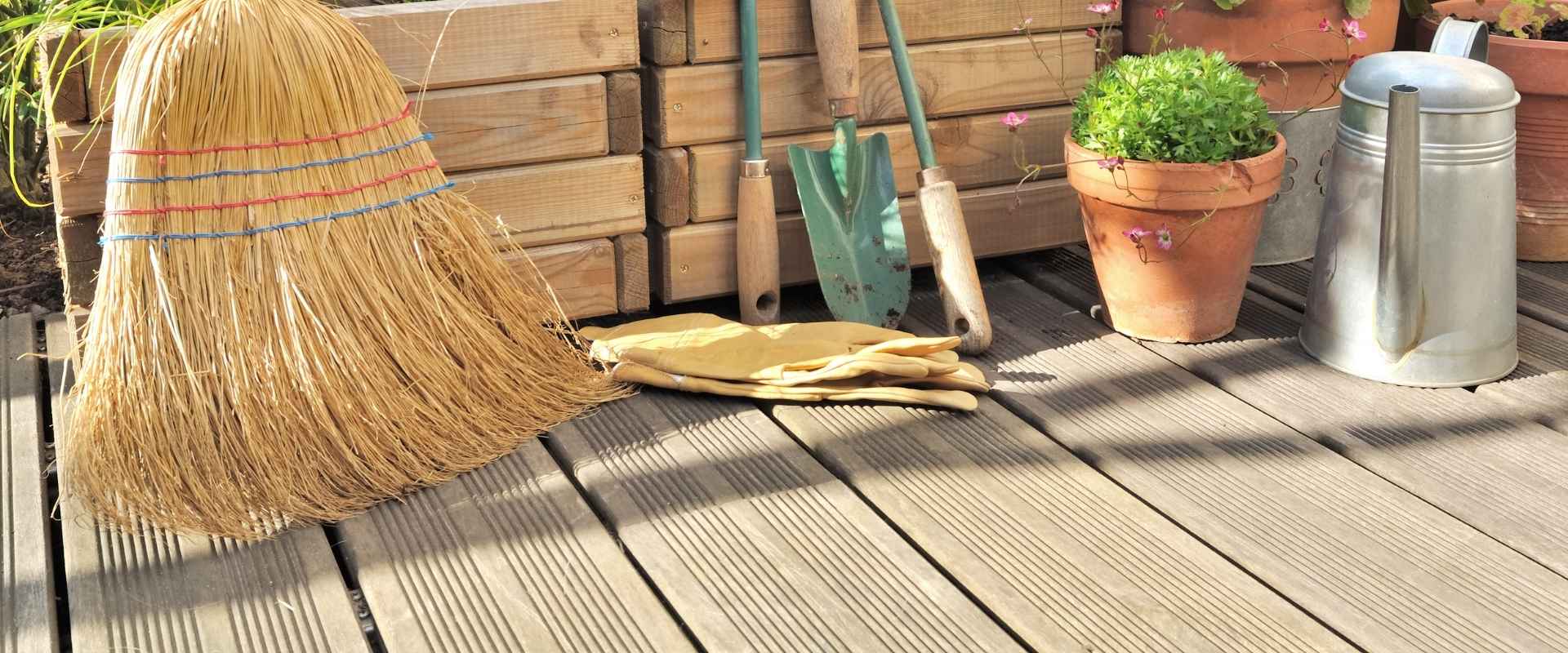 Vlonder schoonmaken