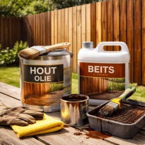 Onderhoudsmiddelen tuinafscheiding