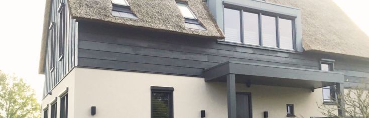 gevelbekleding vertical en horizontaal