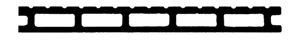 Holle vlonderplank
